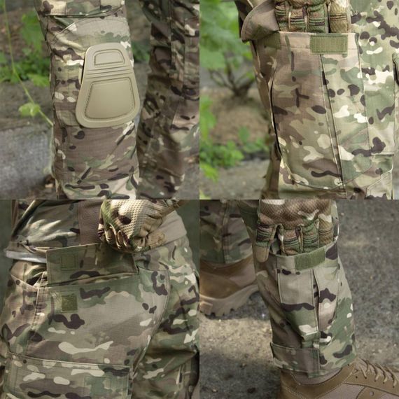 Комплект форми Soft Shell Caiman мультикам куртка + штани G2 та убакс G4 | Зображення 9