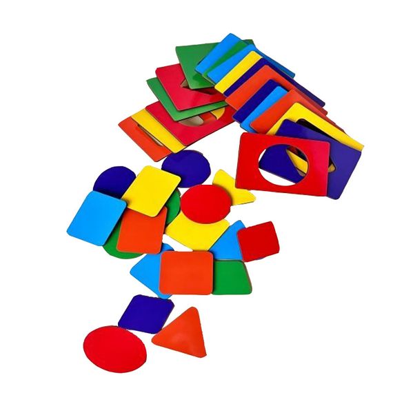 Вкладиші Дошки Сегена "фігури, кольори" (ПСД212) PSD212 | Зображення 1