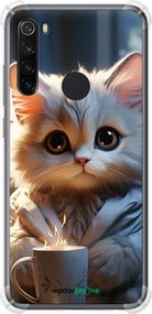Чохол на Xiaomi Redmi Note 8 Білий кіт "5646sp-1787-2448"