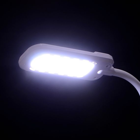 Настольная лампа на гибкой ножке сенсорная SL-64 6W WH | Зображення 3