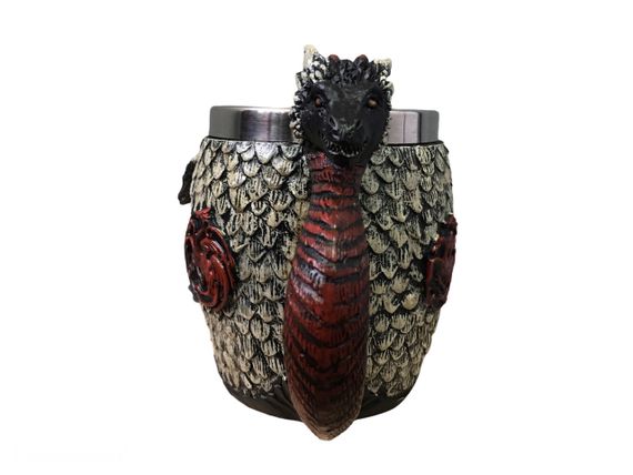 Кухоль Чашка Келих Гра Престолів Fire and Blood Targaryen 3D Будинок Таргарієн Таргарієнси | Зображення 3