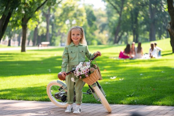 Дитячий велосипед Miqilong RM 12" Оливковий ATW-RM12-OLIVE | Зображення 9