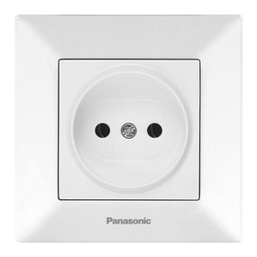 Розетка Panasonic Arkedia Slim, швидкий монтаж, біла
