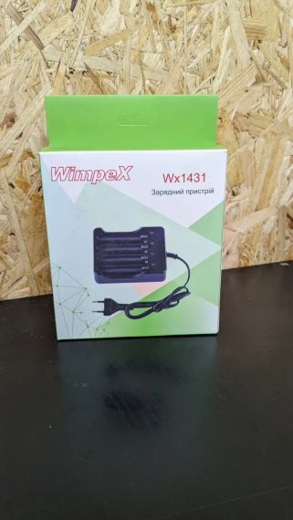 Комплект зарядное устройство на 4 слота  Wimpex | Зображення 2