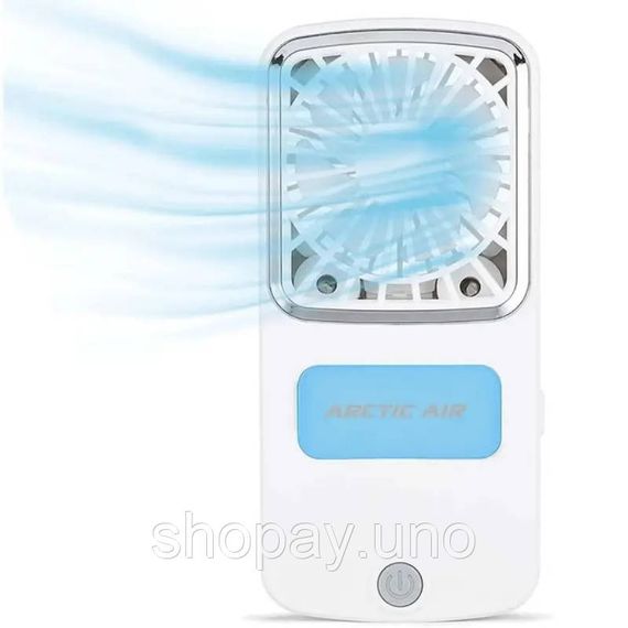 Ручний вентилятор ARCTIC COLD Pocket Chill • Портативний міні-вентилятор з LED-підсвіткою та USB-зарядкою | Зображення 1