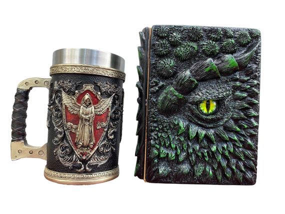 Подарунковий набір Кухоль 3D Архангел і Блокнот 3D «Око Лісового Дракона»