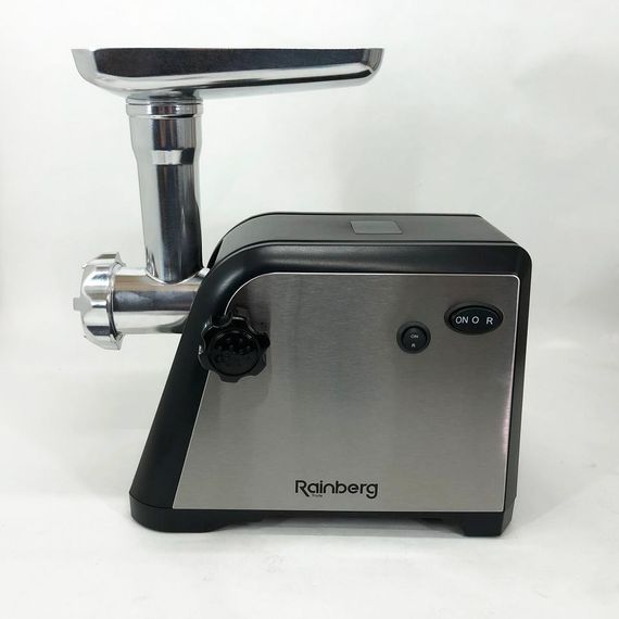 Электромясорубка с реверсом Rainberg RB-672 3000W, Мясорубка электрическая YB-179 металл, професиональна | Зображення 7