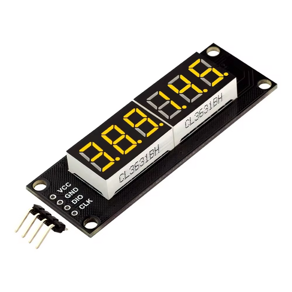 Дисплей світлодіодний семисегментний шестирозрядний TM1637 Diymore 0,36" Білий | Зображення 5
