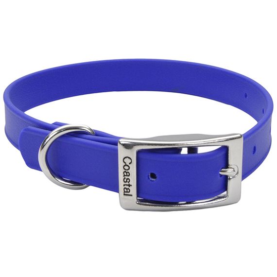 Нашийник біотановий для собак Coastal Fashion Waterproof Dog Collar, 43 см, синій