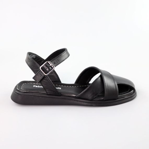 Сандалі жіночі шкіряні 588305 Чорні 36 37 38 39 40