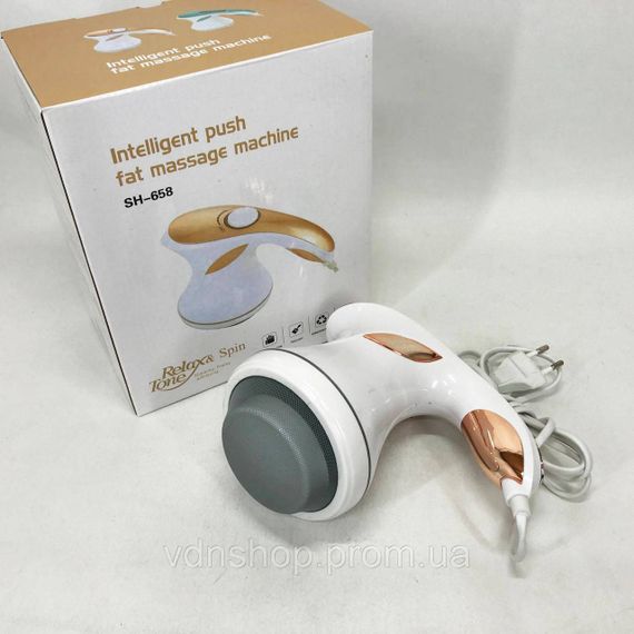 Масажер м'язовий з різними насадками Relax, Масажний пістолет для рук і ніг, Вібратор для масажу тіла ZE-67 | Зображення 4