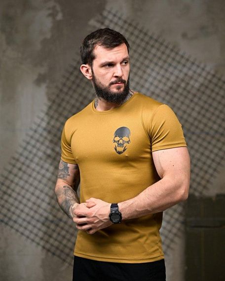 Тактична потоотводна футболка Король посадки coyot ПП7845 | Зображення 2