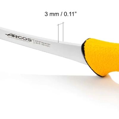 Кухонный нож Arcos обробний жорсткий 140 мм серія &quot;DUO PRO&quot; (201000) | Зображення 3