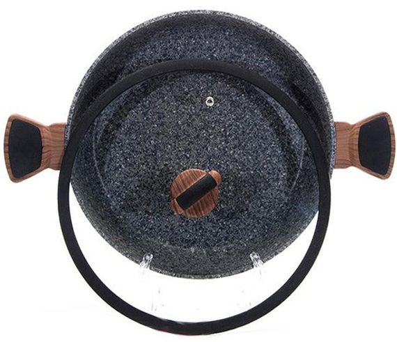 Сотейник Fissman Diamond Grey Ø28см з кам'яним антипригарним покриттям | Зображення 2