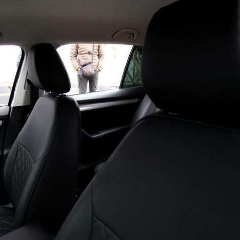 Чохли на сидіння з екошкіри Citroen C3 PF1 2016-2020 EMC-Elegant | Зображення 1