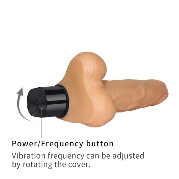 Реалістичний вібратор - Xtreme Feel Vibrator Flesh 8" Sex Aura | Зображення 4