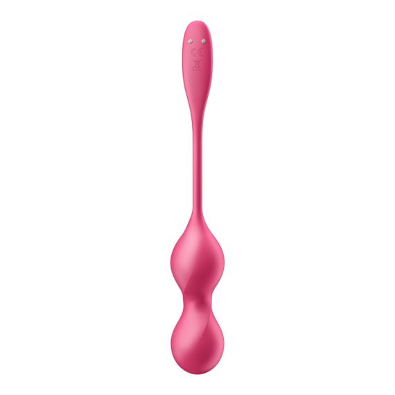 Вагінальні кульки з вібрацією Satisfyer Love Birds 2, що працюють від програми, рожеві Sex Aura | Зображення 1