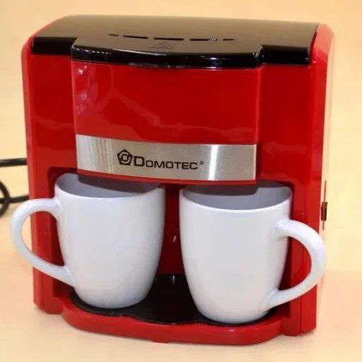Кавоварка для дому Domotec MS-0705, Кавоварка для дому, Маленька кавомашина UE-372 для дому | Зображення 4