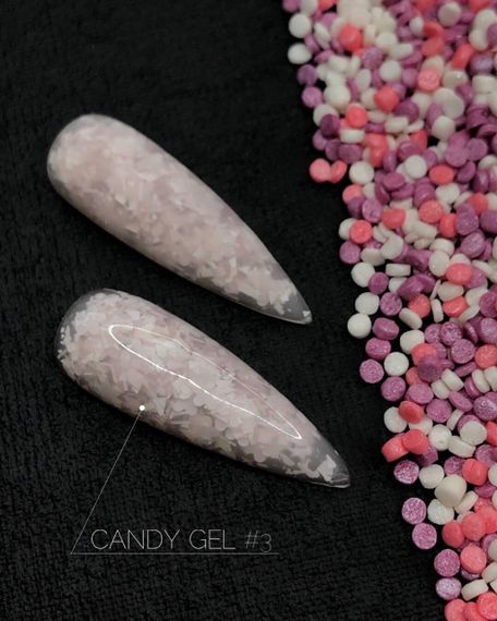 Гель для дизайну нігтів Crooz Candy Gel 03 (кремовий) 5мл | Зображення 2