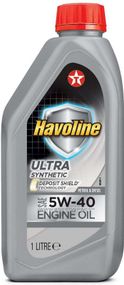 Моторна олива Texaco Havoline Ultra 5W-40 1л 100% синтетика