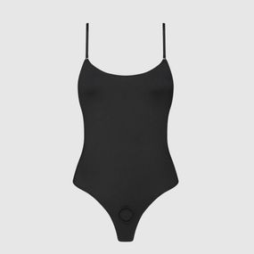 Боді з фіксацією ділдо Strap-On-Me Harness Body Signature - XS - Black, Чорний, XL