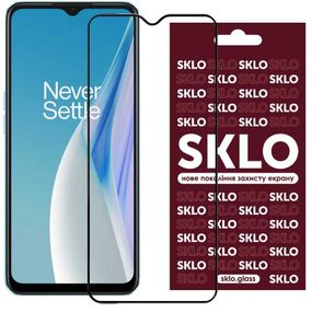 Захисне скло SKLO 3D для OnePlus Nord N20 SE / N300 Чорний