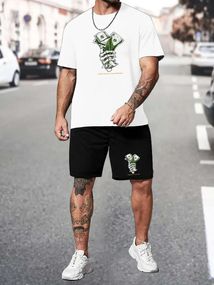 Комплект футболка та шорти ДТФ