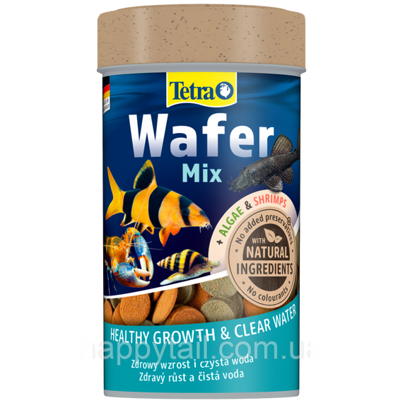 Корм Tetra Wafer Mix 100 мл (48 г) — Мікс таблеток для всіх донних риб