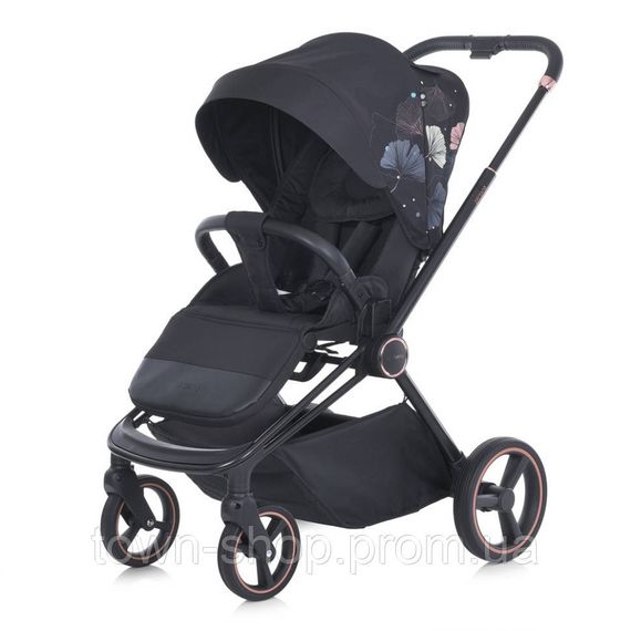 Коляска детская универсальная 2 в 1 PERSONA ME 1091-B Black Art | Зображення 2