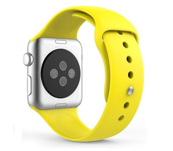 Спортивний ремінець Primo для Apple Watch 38mm / 40mm / 41mm розмір S - Yellow | Зображення 1