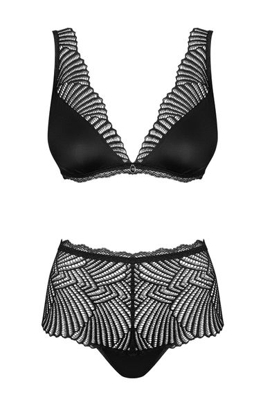 Комплект Obsessive Klarita set Чорний L/XL | Зображення 3