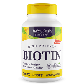 Біотин, Biotin, Healthy Origins, 5000 мкг, 150 капсул