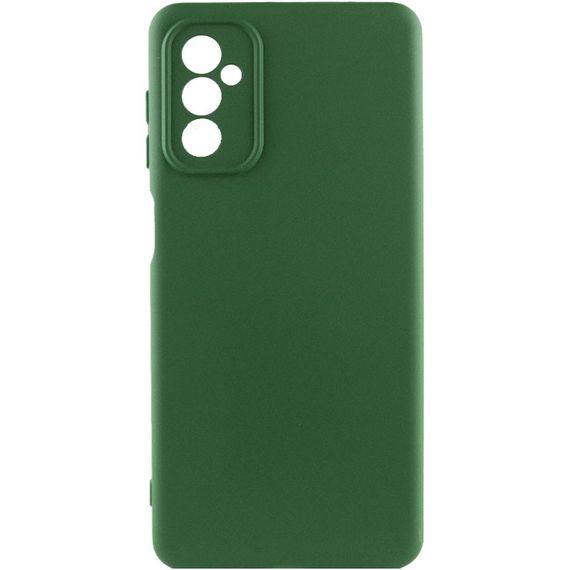 Чехол Silicone Cover Lakshmi Full Camera (A) для Samsung Galaxy M14 5G Full camera, Зелений/Dark green