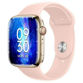 Смарт-часы Smart Watch GS7 Pro Max, 45 мм, звонки, беспроводная зарядка розовый