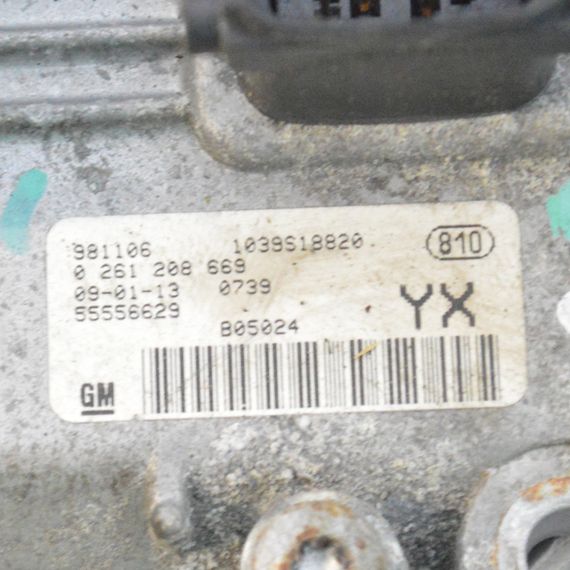Блок управління двигуном 1.4 Opel Astra G 1998-2004 Комп'ютер ЕБУ двигуна Опель Астра Г 0261208669 1039S18820 | Зображення 1