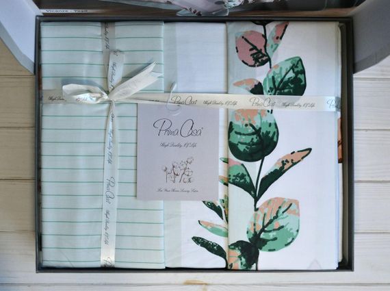 Постільна білизна Prima Casa Exclusive Satin 200×220 см Vicanze Yesil | Зображення 2