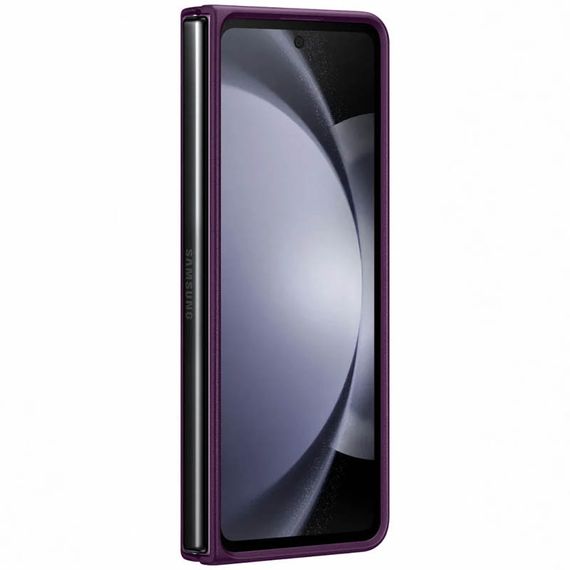 Шкіряний чохол Leather Case (AAA) для Samsung Galaxy Z Fold5 Purple | Зображення 3