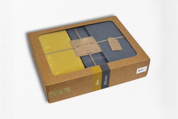 Постельное белье Limasso Stonewashed Essualte 200 х 220 см Honey - Castle Rock | Зображення 9