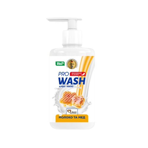Крем-мило 470гр Молоко і мед ProWash 2К