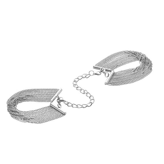 Браслети-наручники MAGNIFIQUE Bijoux Indiscrets, сріблясті | Зображення 2