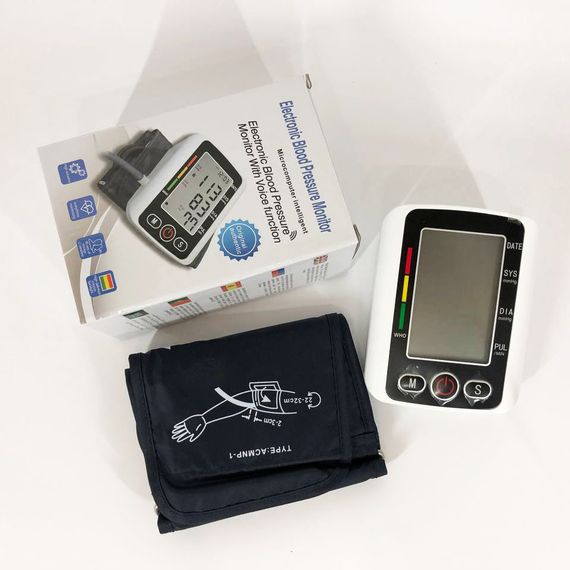 Апарат для вимірювання тиску автомат LUX X-180, Апарат електронний автоматичний вимірювач тиску VH-37 | Зображення 2