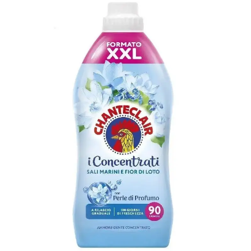 КОНЦЕНТРОВАНИЙ ПОМ’ЯКШУВАЧ ДЛЯ ТКАНИН Аромат МОРСЬКА СІЛЬ ТА КВІТКА ЛОТОСА ChanteClair™, 1800 мл /90 доз/