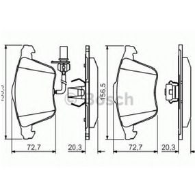 Тормозные колодки Bosch дисковые передние AUDI S4/A6/A4/A8 ''F  ''>>07 PR2 0986495272