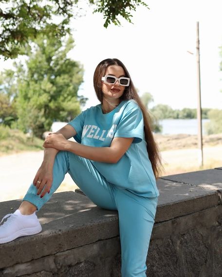 Костюм жіночий Носи своє 52 Блакитний (p-10272-123789) | Зображення 3