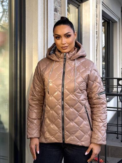 Куртка стьобана, арт. 577, кава