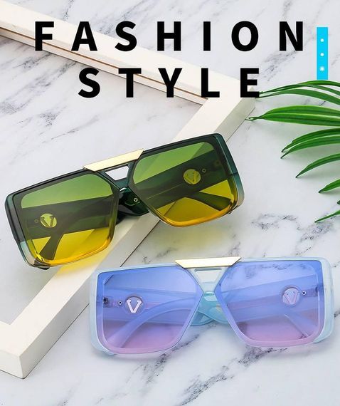 Женские солнцезащитные очки Luxury Square UV400 (ретро / vintage)