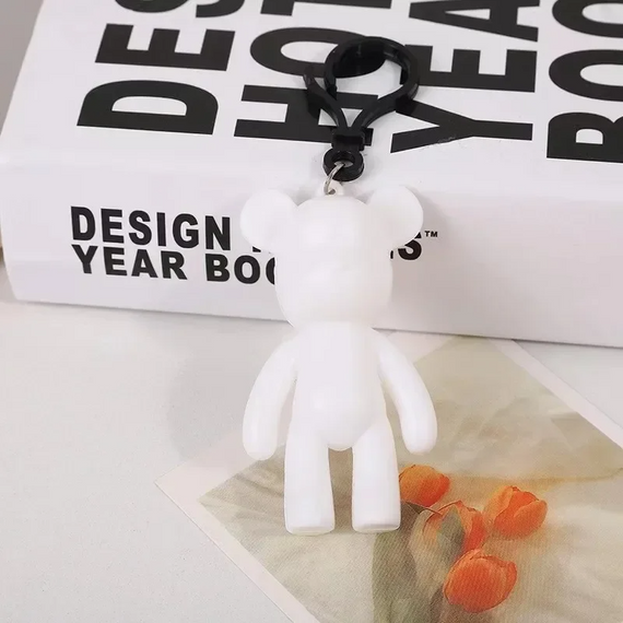 Біла заготовка для розфарбовування з вінілу DIY POPOBE 7 см | Зображення 1