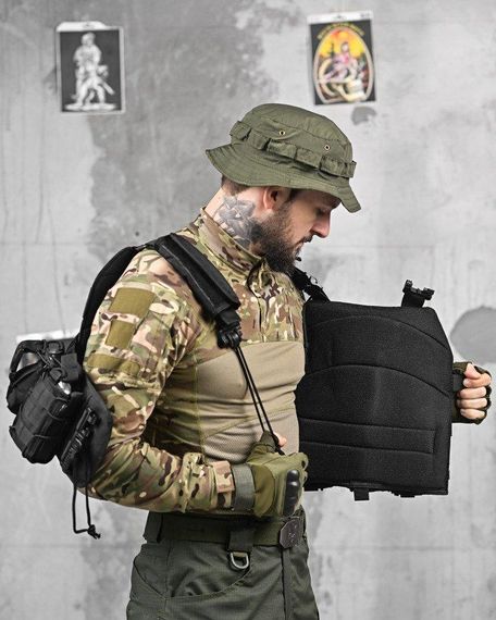 Плитоноска 4 скидання black Single Sword ВТ1096 | Зображення 9