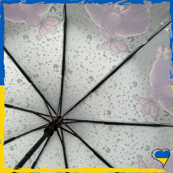 Парасолька жіноча. Антивітер. Парасолька напівавтомат | Зображення 4
