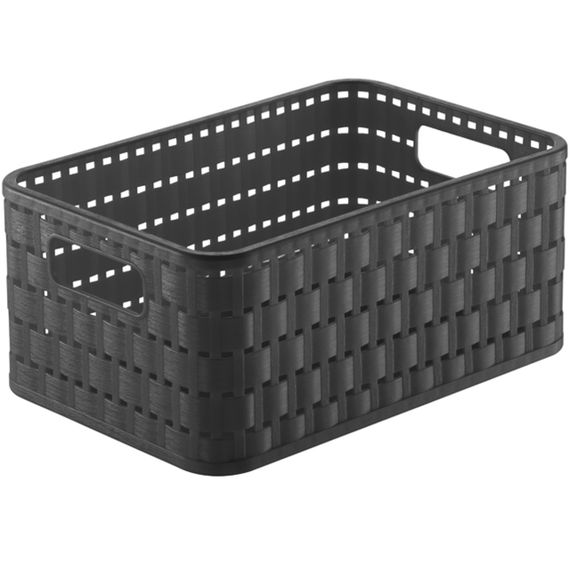 Корзина для зберігання Rotho (Рото) Country А6 +, 4 л (11655) Сірий